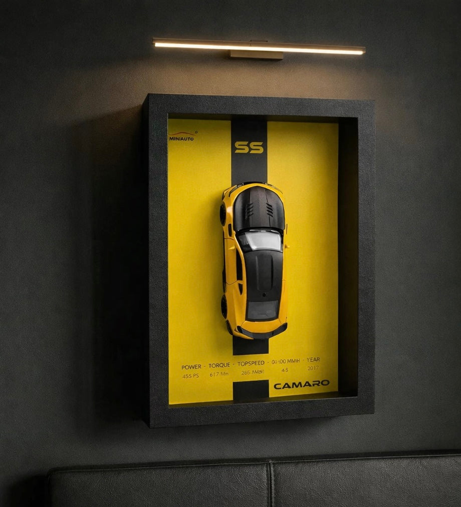 Tableau 3D Supersportive camaro - Décoration murale Nitro Zone