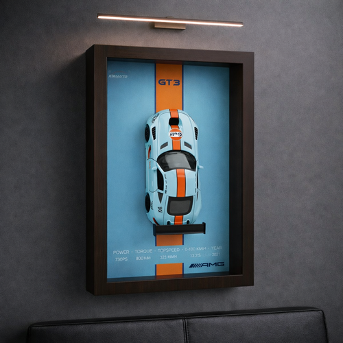 Tableau 3D Supersportive GT3 - Décoration murale Nitro Zone